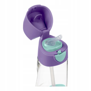Tritanová fľaša so slamkou B.Box BB500303 Lilac Pop 450 ml